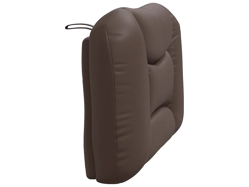 Cuscino Testiera Hvar Marrone 80 cm in Similpelle