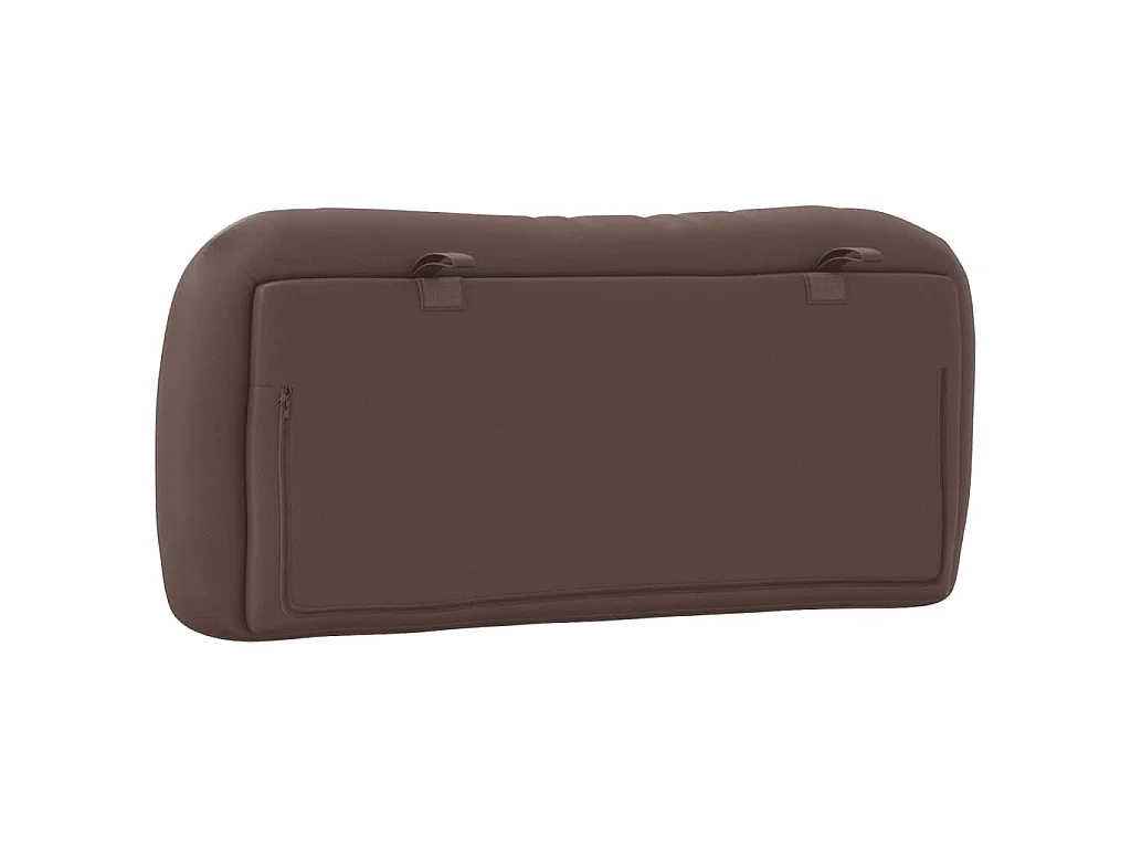 Cuscino Testiera Hvar Marrone 80 cm in Similpelle