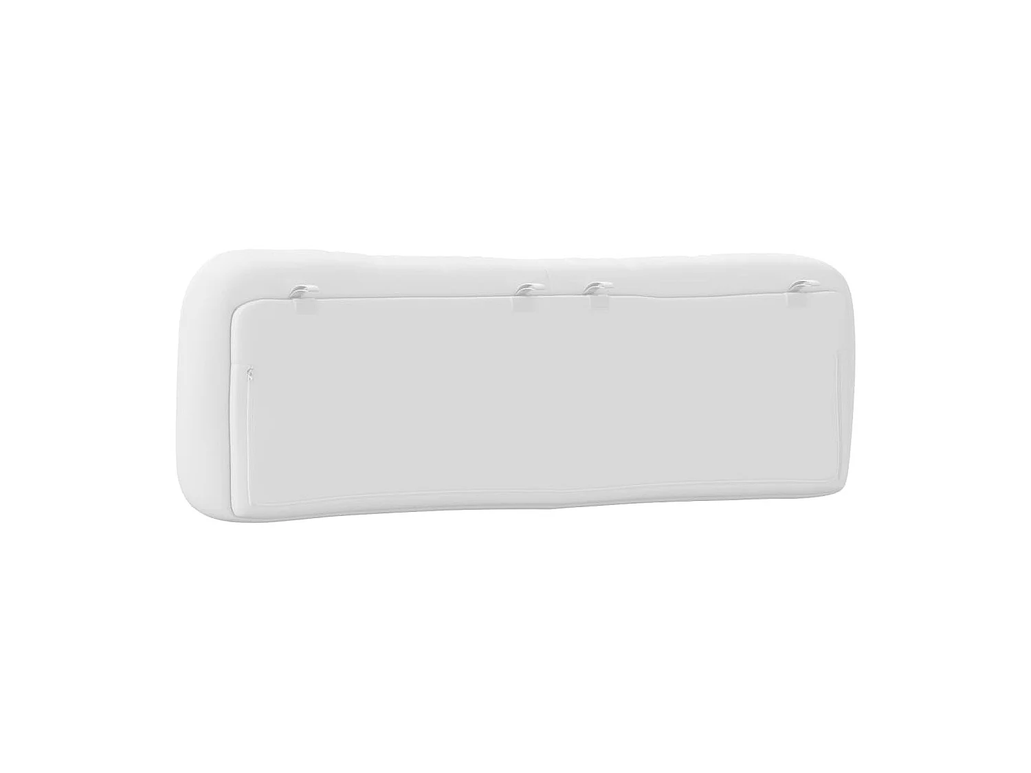 Coussin de tête de lit Hvar blanc 160 cm similicuir