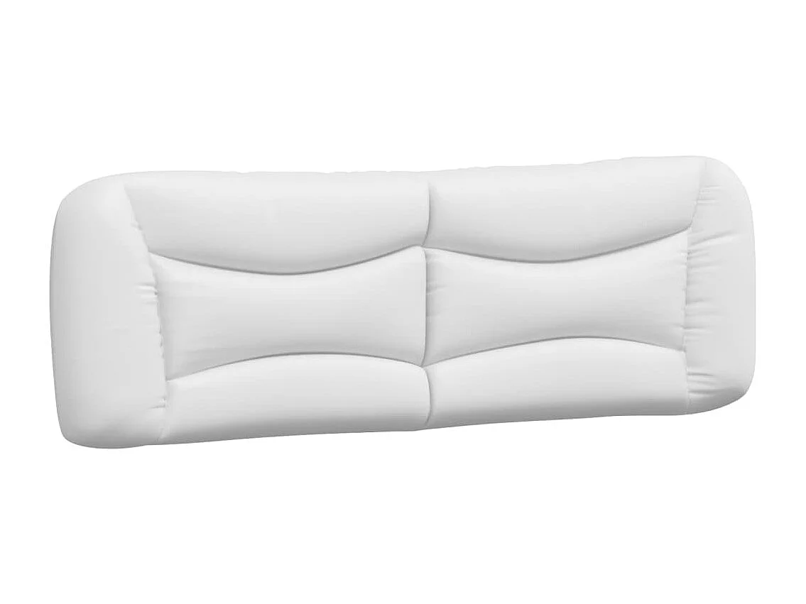 Cuscino Testiera Hvar Bianco 160 cm in Similpelle