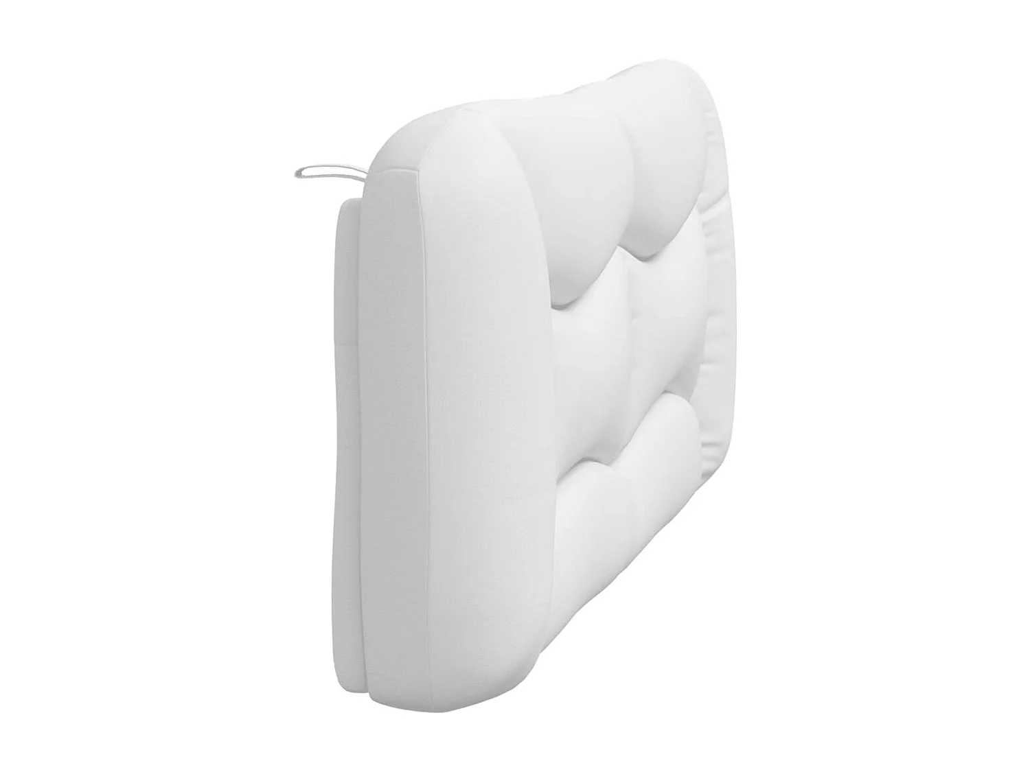 Cuscino Testiera Hvar Bianco 160 cm in Similpelle