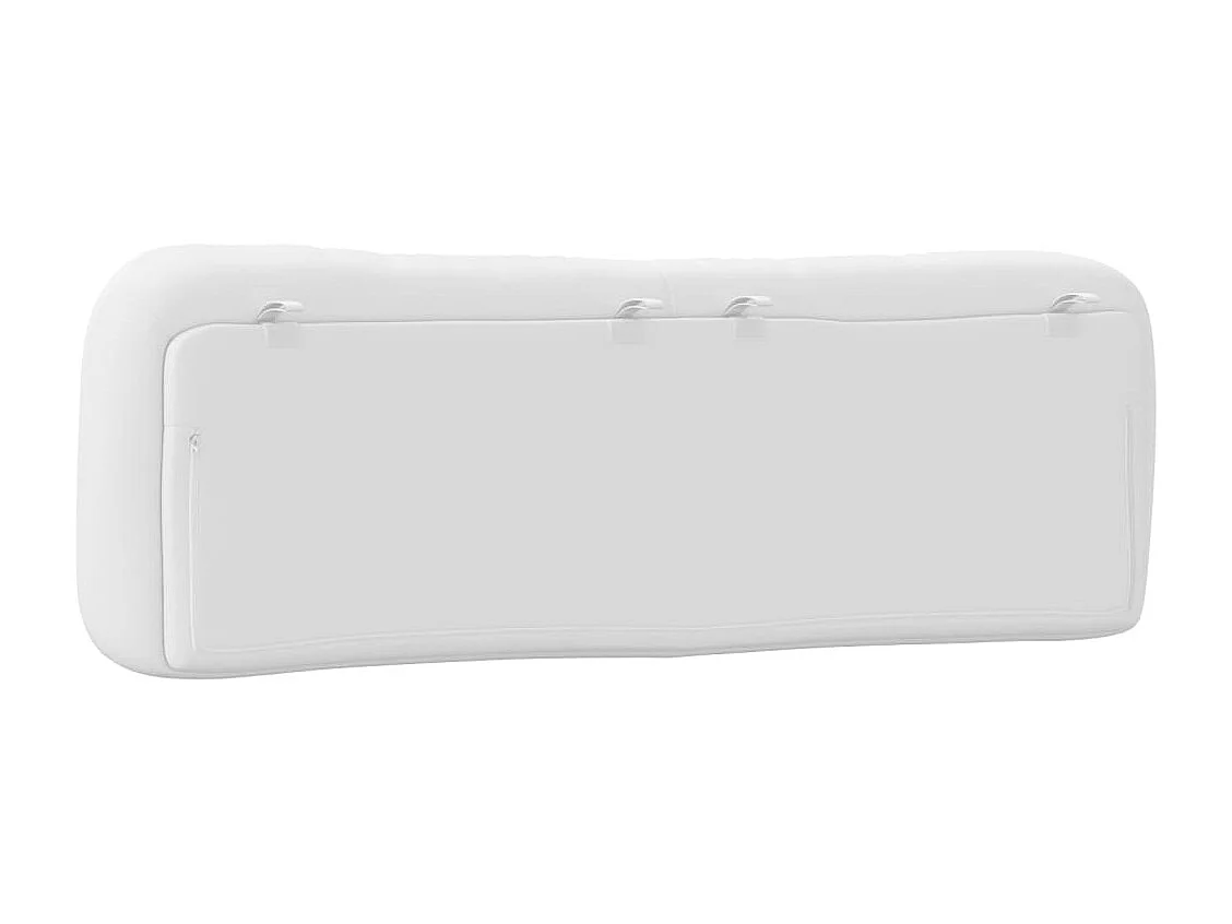 Cuscino Testiera Hvar Bianco 160 cm in Similpelle
