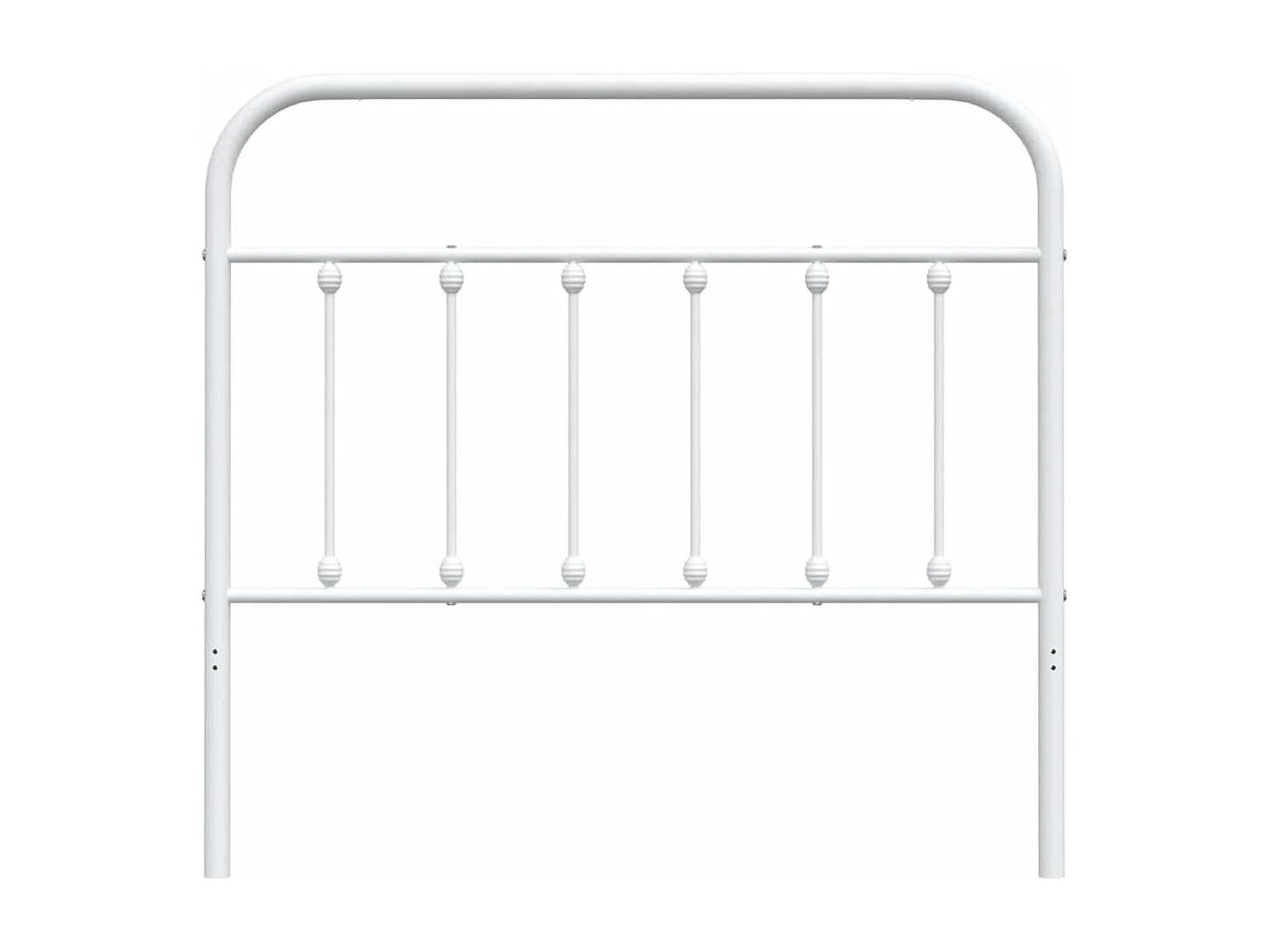 Tête de lit métal blanc 100 cm