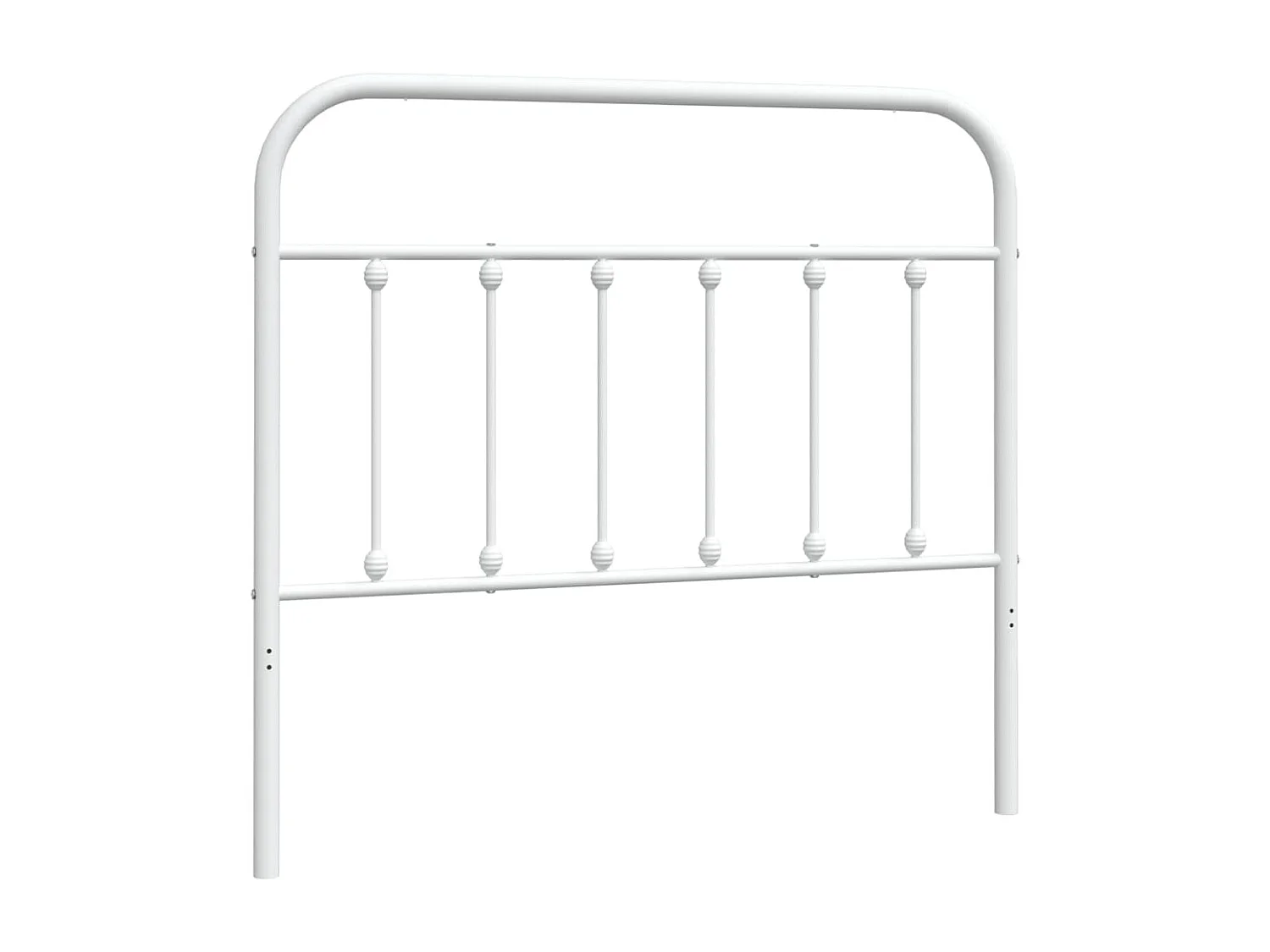 Testiera di Ricambio in Metallo Bianco 107 cm