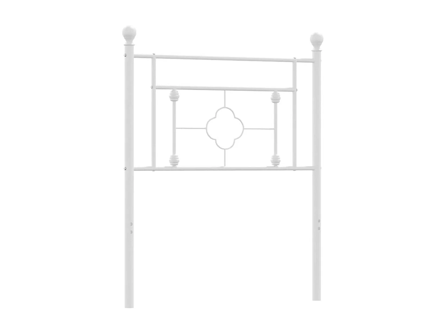 Kopfteil Metall Weiß 75 cm