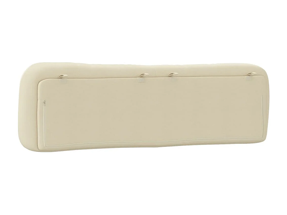 Coussin de tête de lit Hvar crème 180 cm tissu