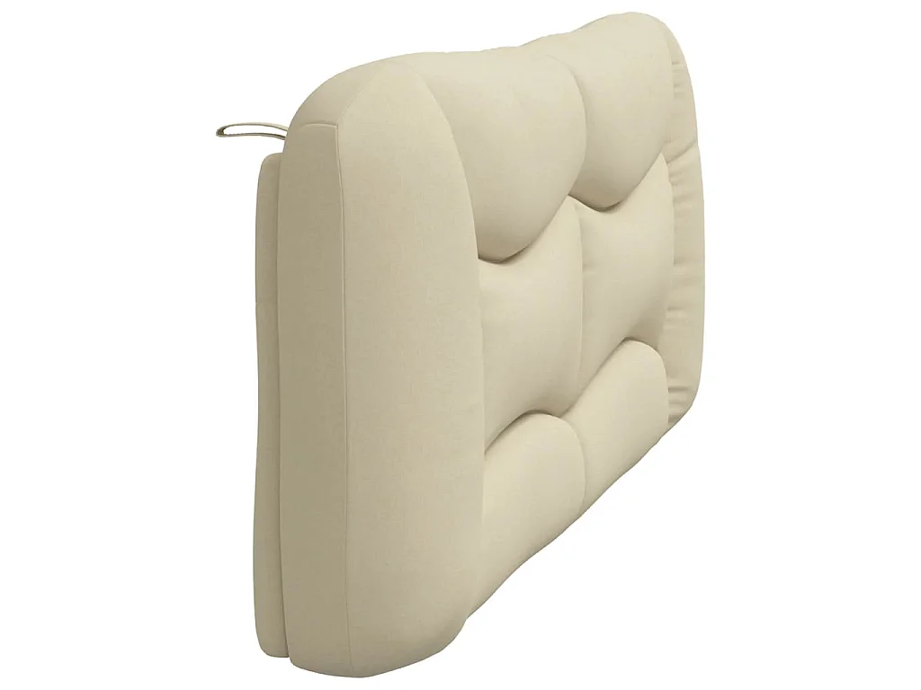Kopfteil-Kissen "Hvar" Creme 180 cm Stoff