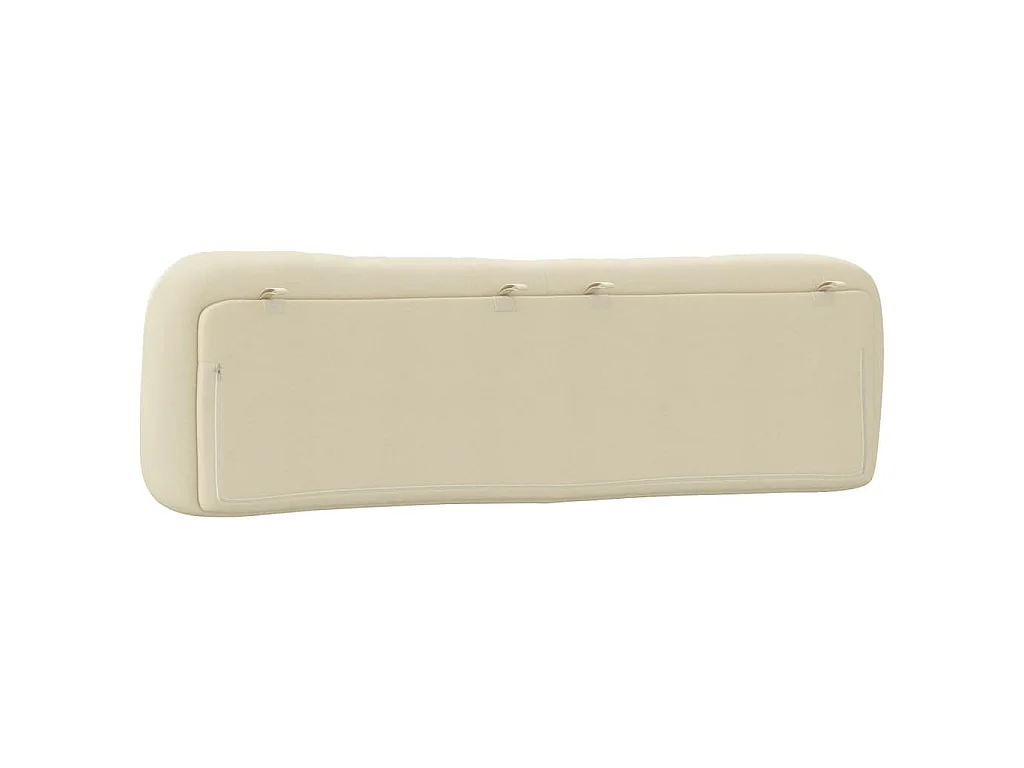 Kopfteil-Kissen "Hvar" Creme 180 cm Stoff
