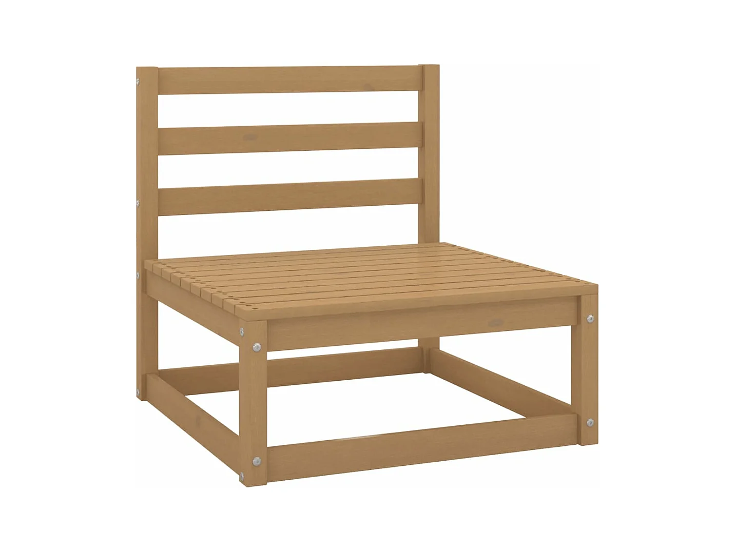 14-tlg. Garten-Lounge-Set Massivholz Kiefer