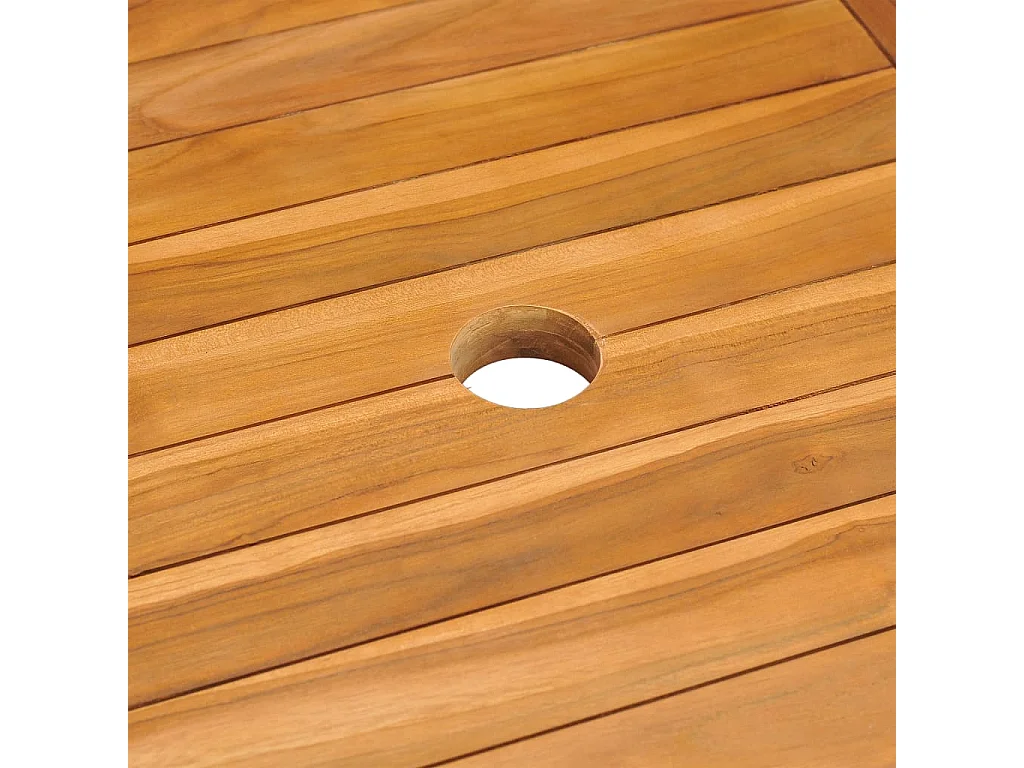 Ensemble à manger de jardin 7 pcs Bois de teck solide