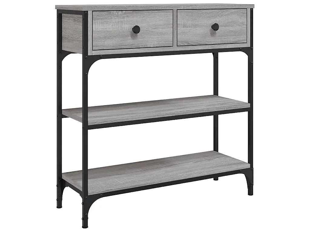 Konsolentisch Grau Sonoma 72,5x25x75 cm Holzwerkstoff