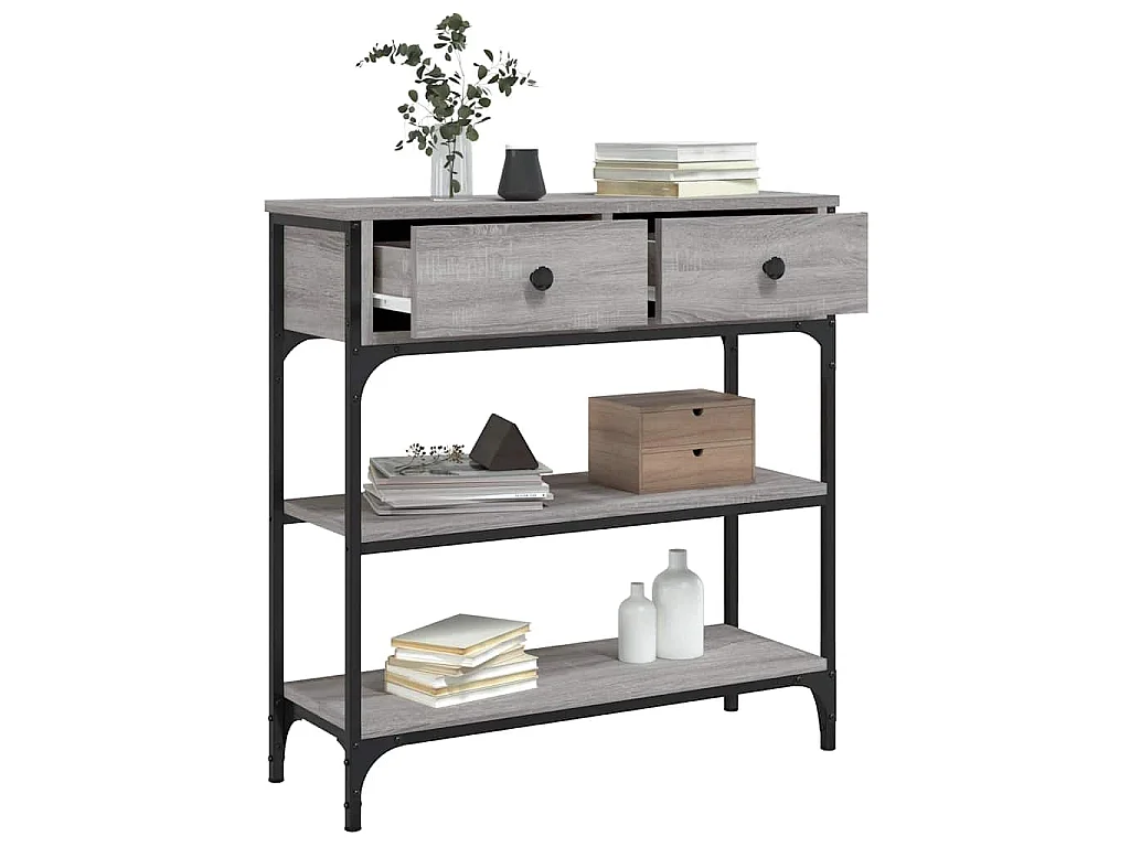 Konsolentisch Grau Sonoma 72,5x25x75 cm Holzwerkstoff
