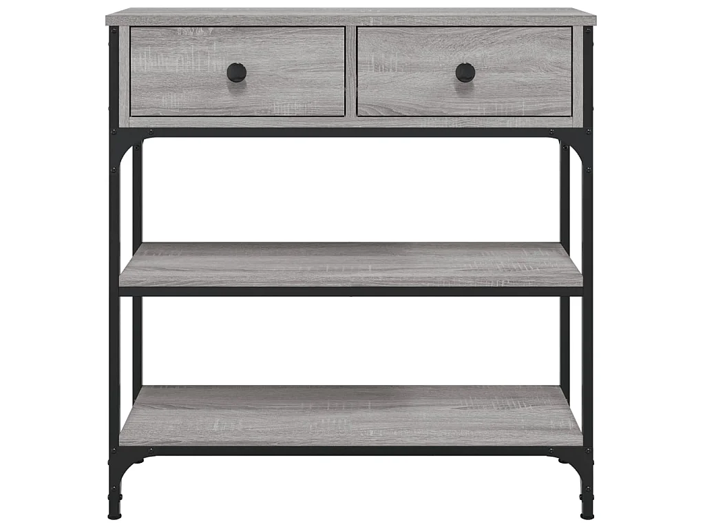 Konsolentisch Grau Sonoma 72,5x25x75 cm Holzwerkstoff