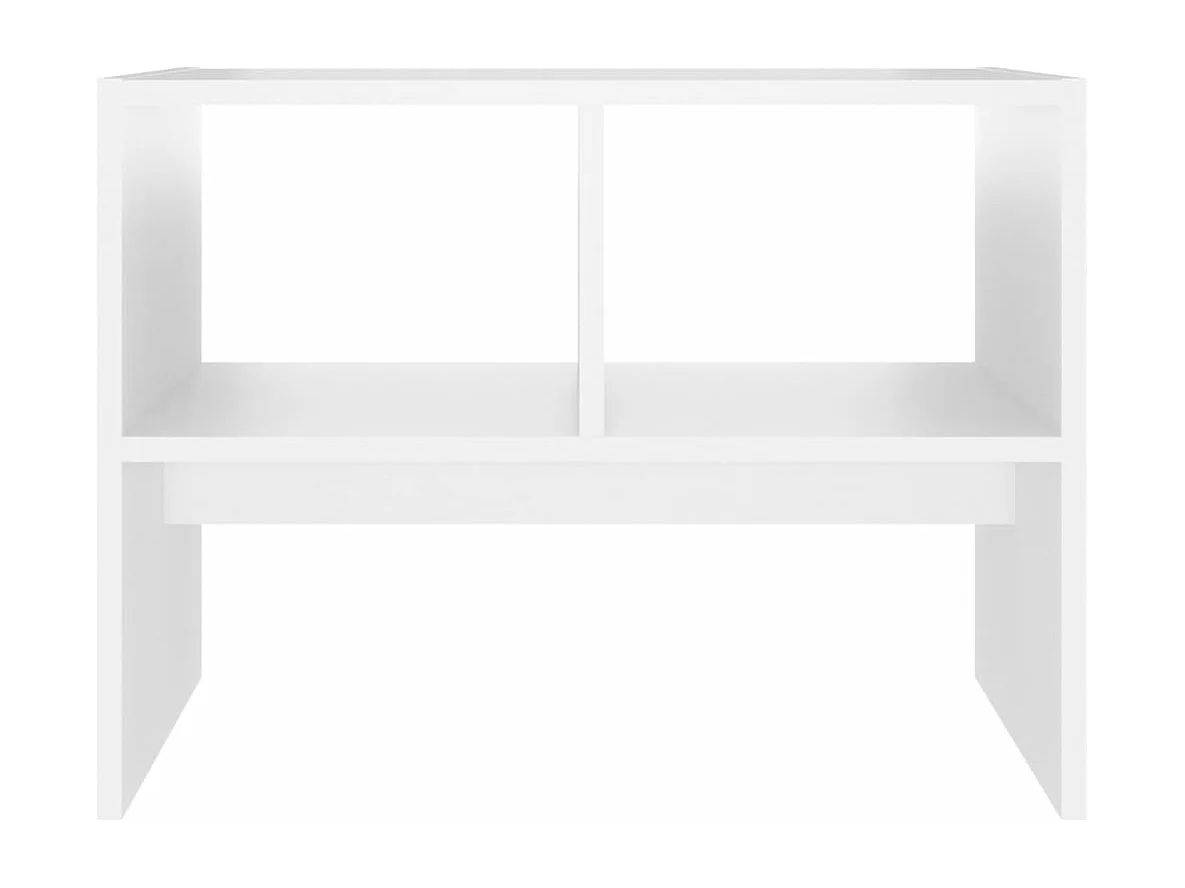 Beistelltisch Weiß 60x40x45 cm Holzwerkstoff