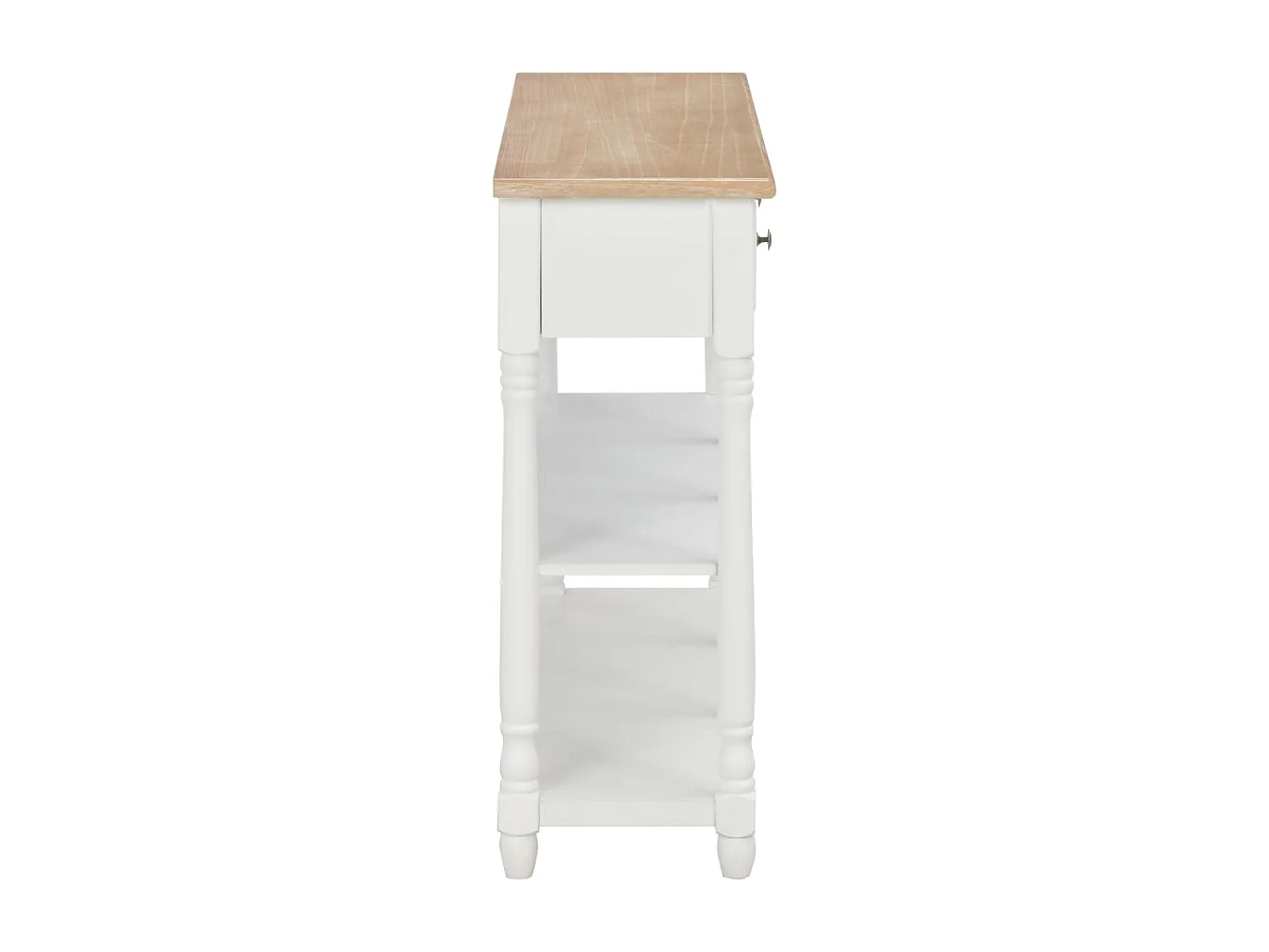 Table console Blanc 120x30x76 cm MDF
