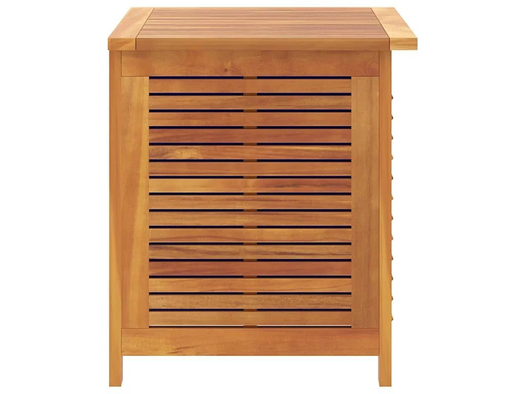 Gartenbox mit Lüftungsschlitzen 60x50x56 cm Massivholz Akazie