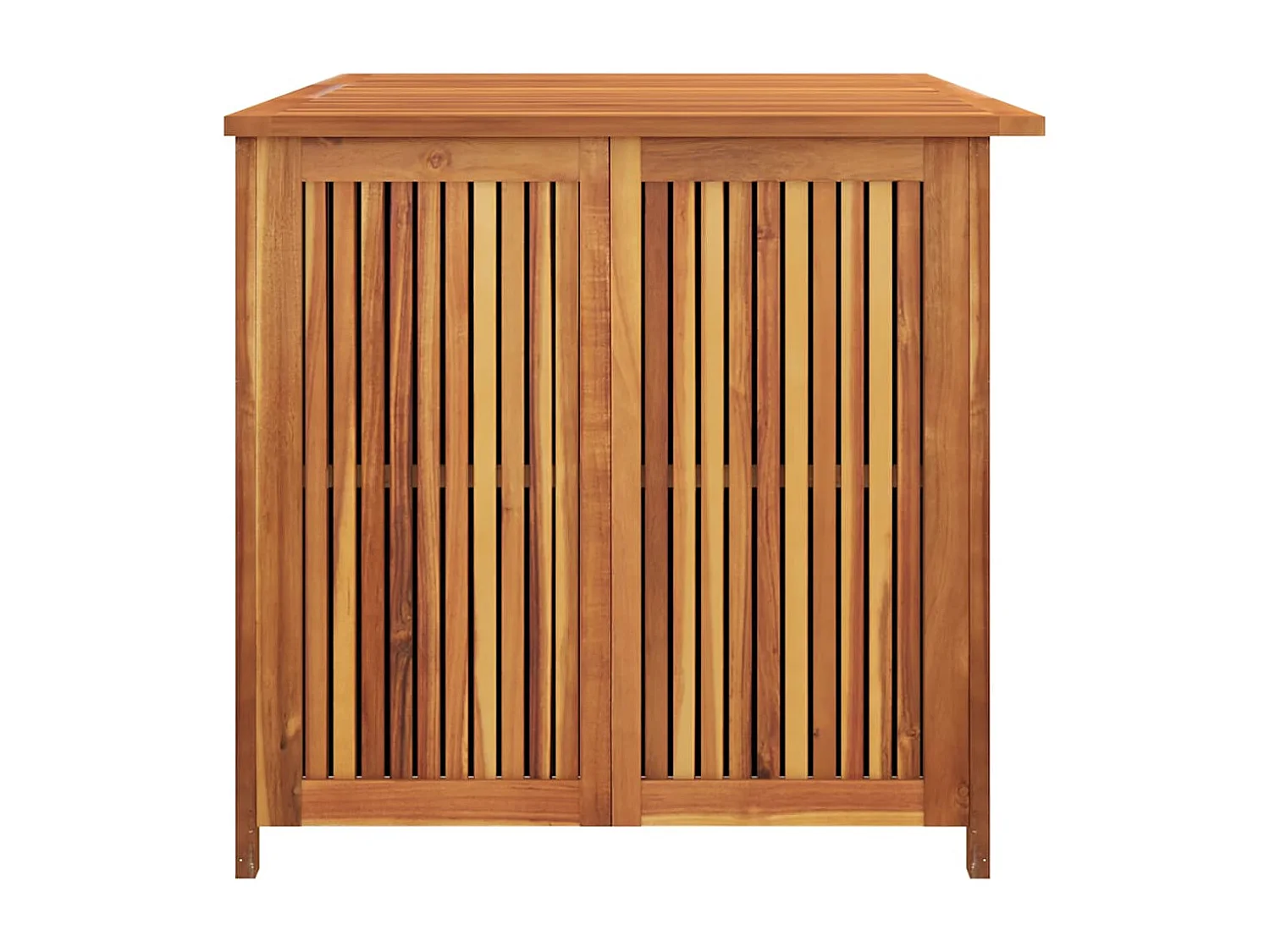 Boîte de rangement de jardin 150x80x75 cm bois massif d'acacia