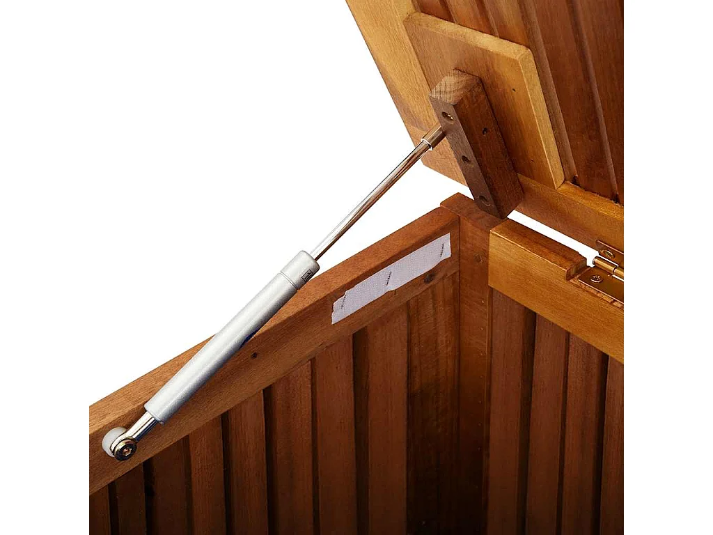 Boîte de rangement de jardin 150x80x75 cm bois massif d'acacia