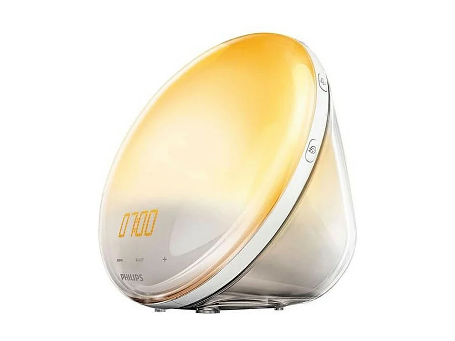 EVEIL LUMIERE VEILLEUSE ET GUIDE DE NUIT LED ECRAN TACTILE RADIO REVEIL PHILIPS - HF3531.01