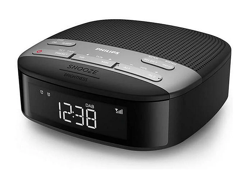 Philips Radio-réveil double alarme noir - TAR3505