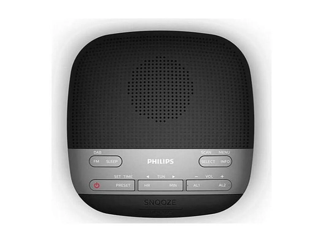 Philips Radio-réveil double alarme noir - TAR3505