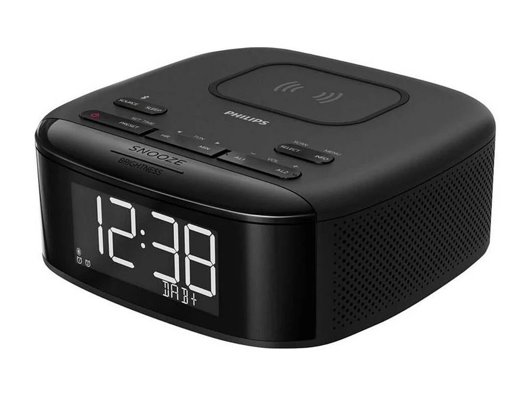 Philips Radio-réveil double alarme noir - TAR7705