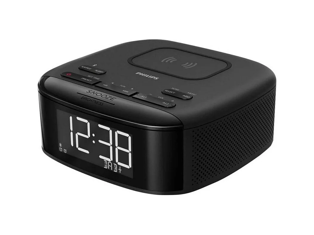 Philips Radio-réveil double alarme noir - TAR7705