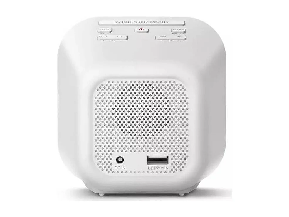 Philips Radio-réveil double alarme blanc - TAR4406