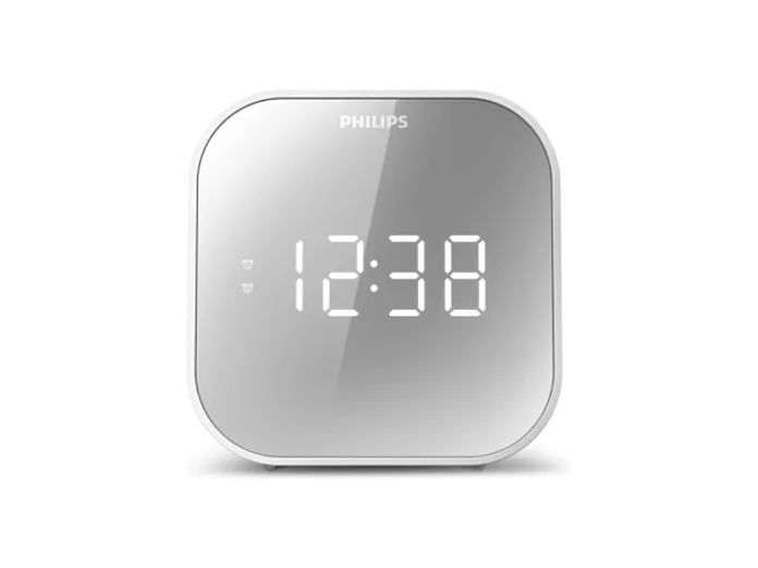 Philips Radio-réveil double alarme blanc - TAR4406