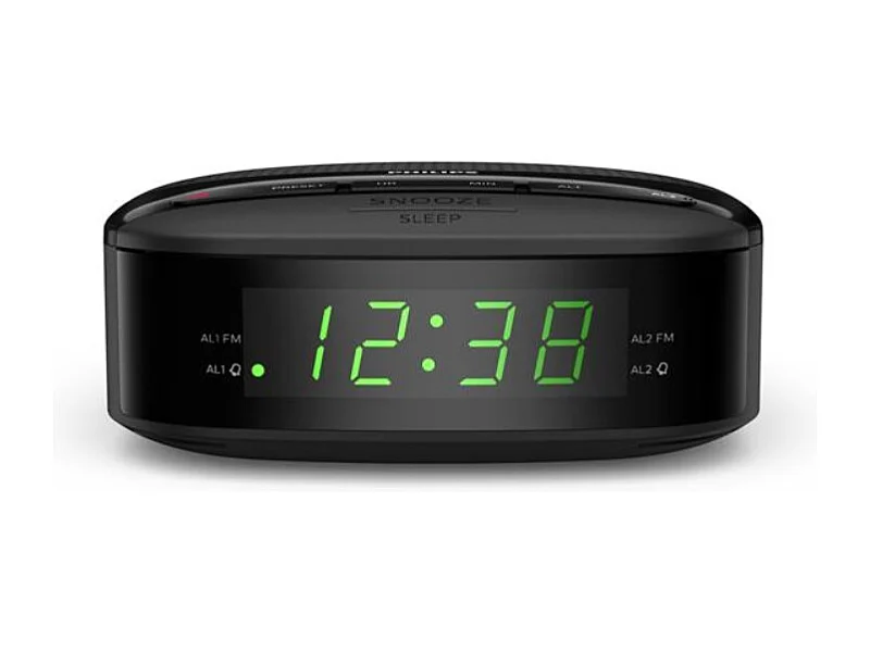 Philips Radio-réveil double alarme noir - TAR3205