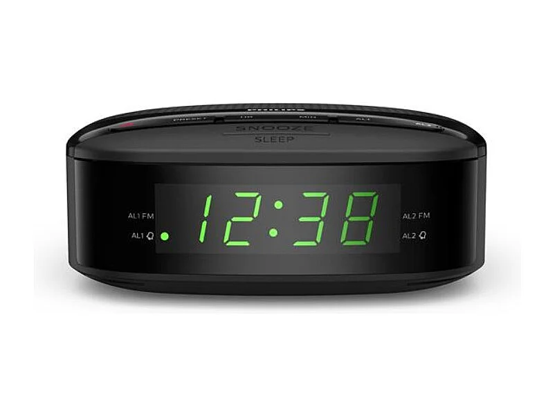 Philips Radio-réveil double alarme noir - TAR3205