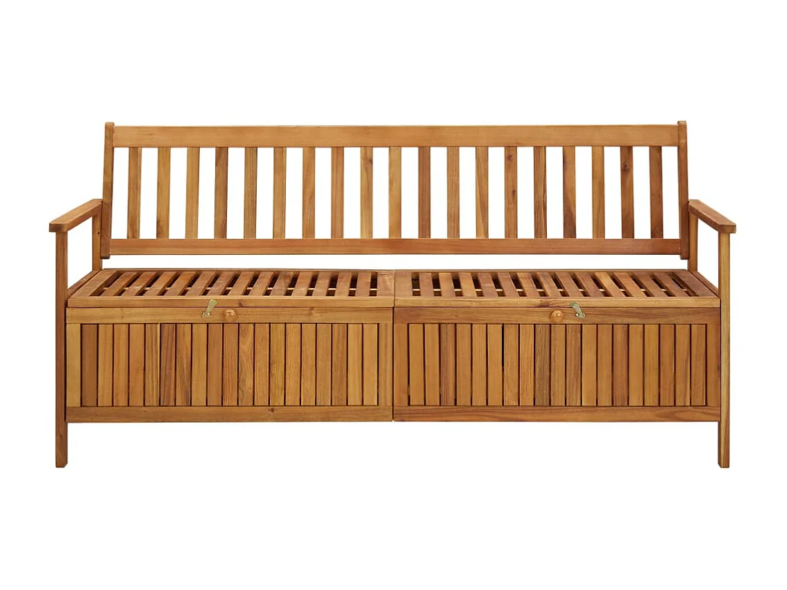 Cassapanca da Giardino 170 cm in Legno Massello di Acacia