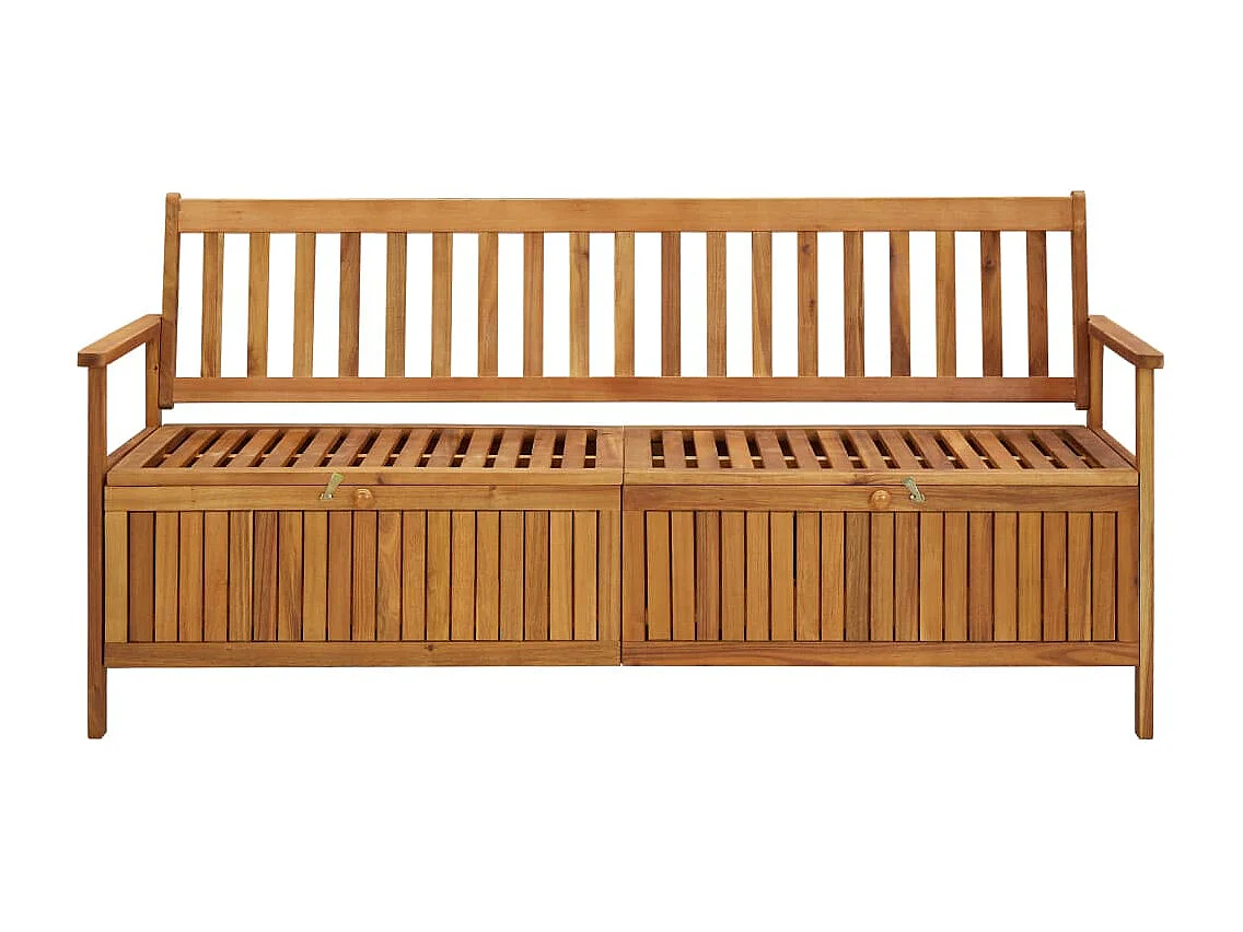 Cassapanca da Giardino 170 cm in Legno Massello di Acacia