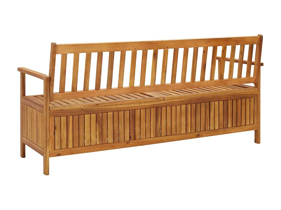 Cassapanca da Giardino 170 cm in Legno Massello di Acacia