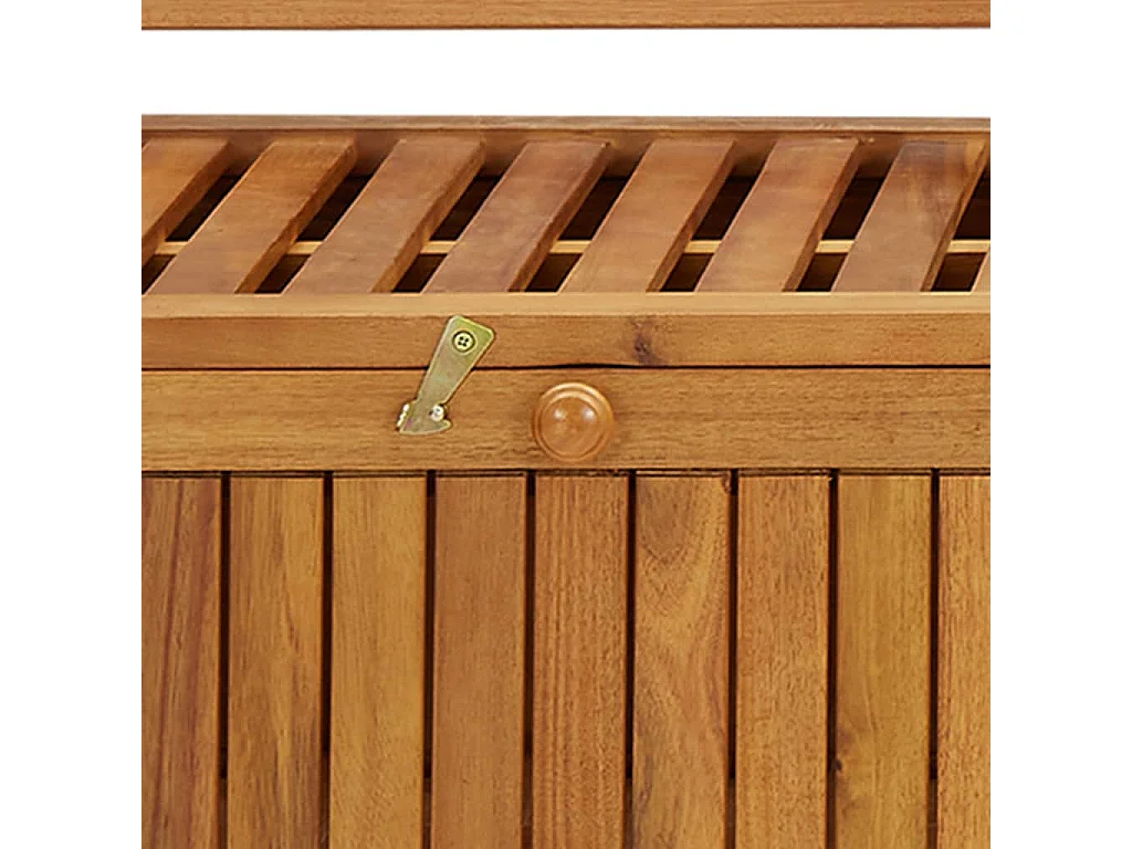 Cassapanca da Giardino 170 cm in Legno Massello di Acacia