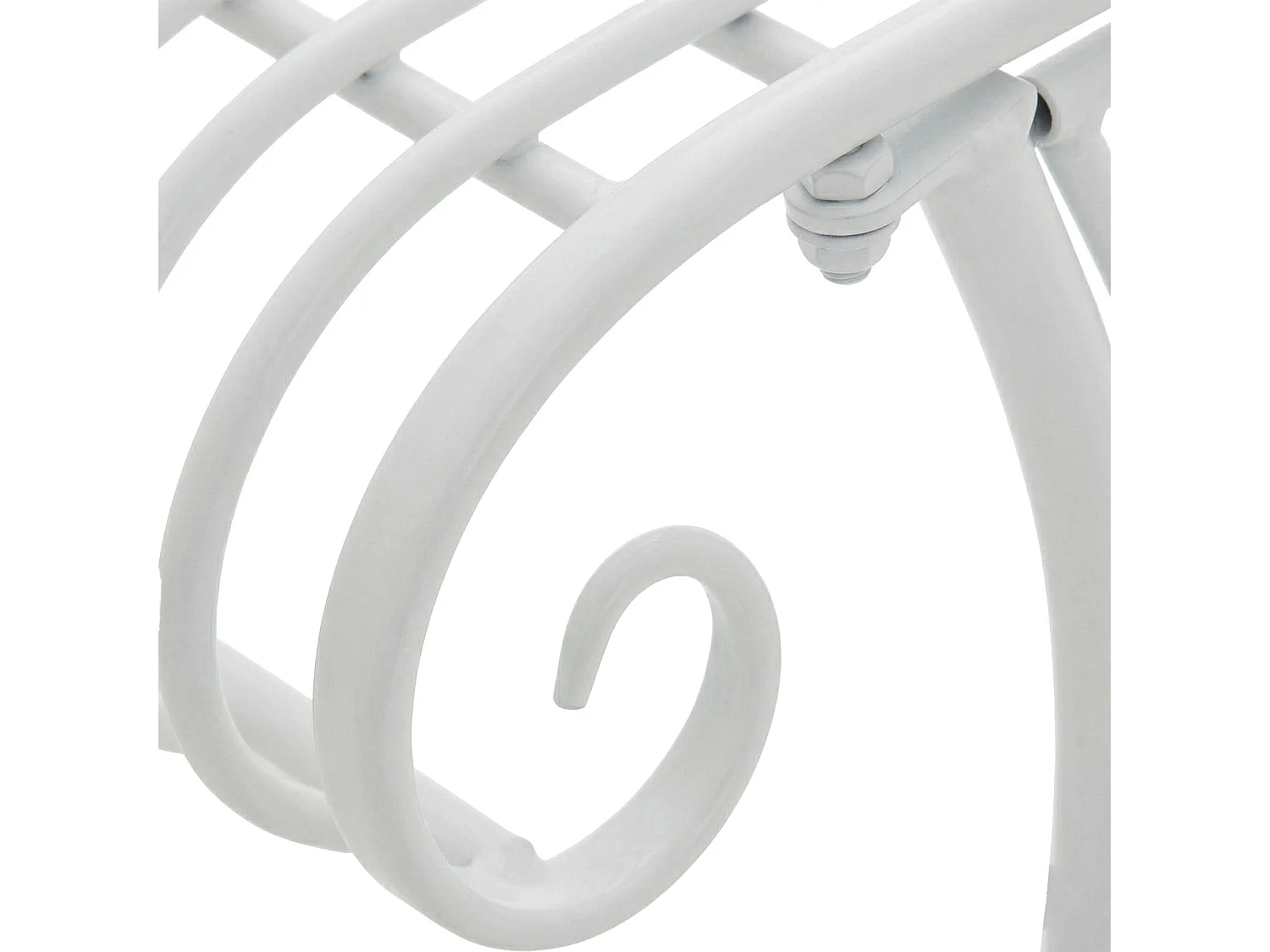 Chaise longue de jardin - Métal & Acier inoxydable - Blanc - Karma