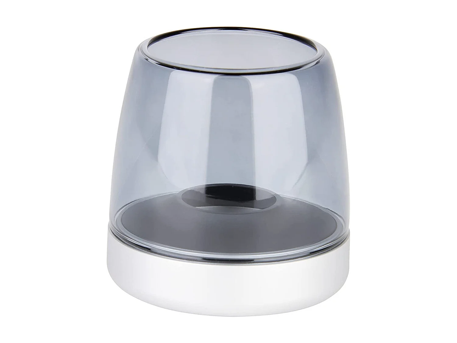 Kooduu Bougeoir de luxe en verre et aluminium frosted silver - glow 10 frosted silver