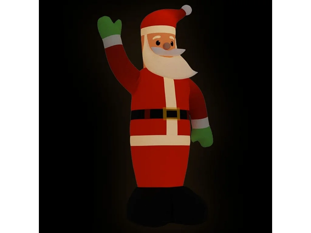 Babbo Natale Gonfiabile con LED 370 cm