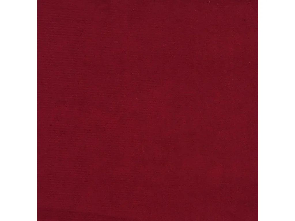 Banc Rouge bordeaux 100x35x41 cm Velours