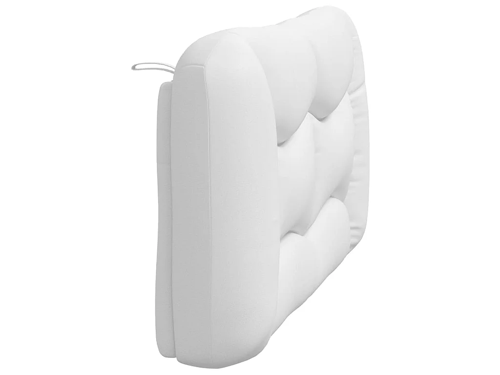 Coussin de tête de lit Hvar blanc 140 cm similicuir