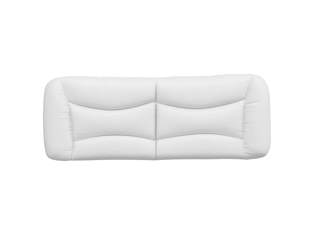 Cuscino Testiera Hvar Bianco 140 cm in Similpelle
