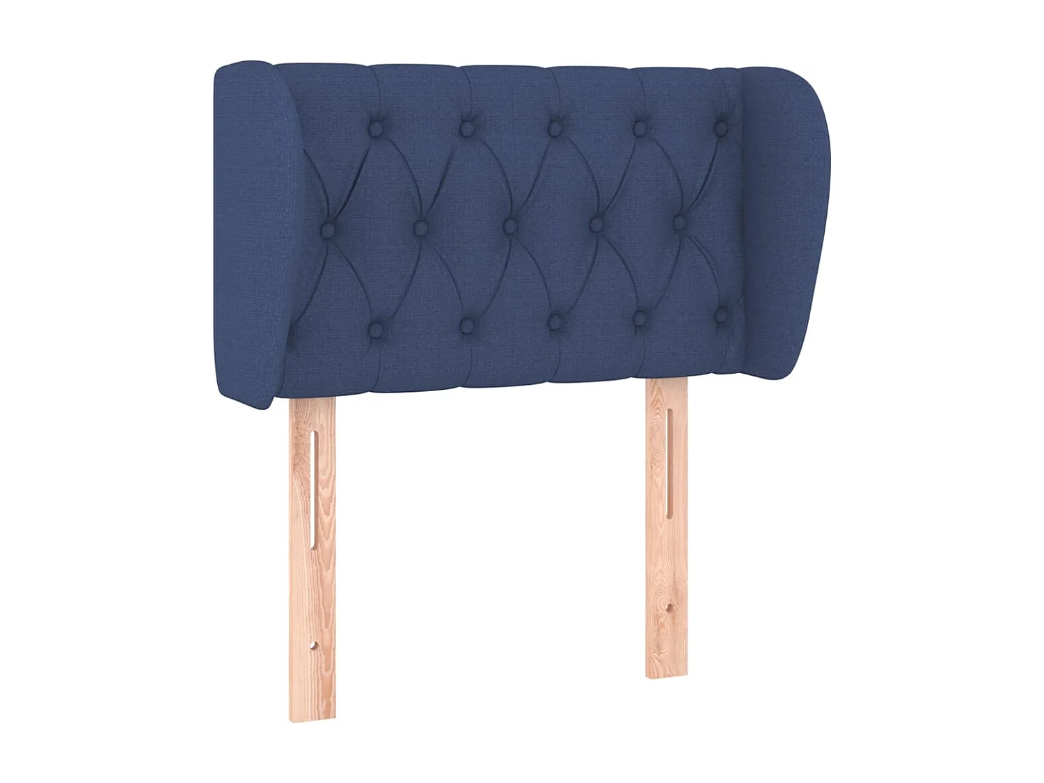Testiera ad Orecchio Blu 83 x 23 x 78/88cm in Tessuto