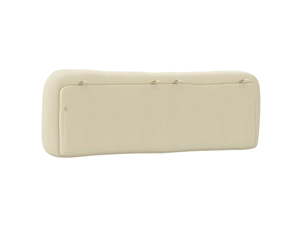 Coussin de tête de lit Hvar crème 160 cm tissu