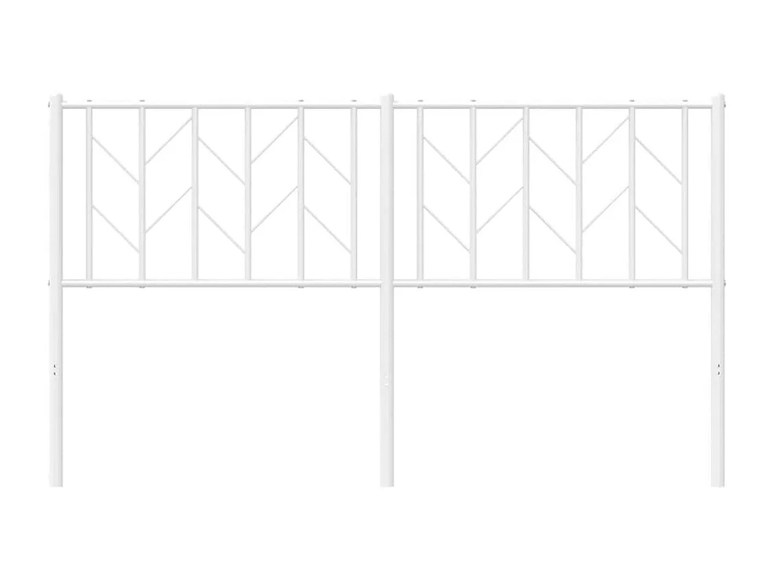 Testiera in Metallo Bianco 150 cm