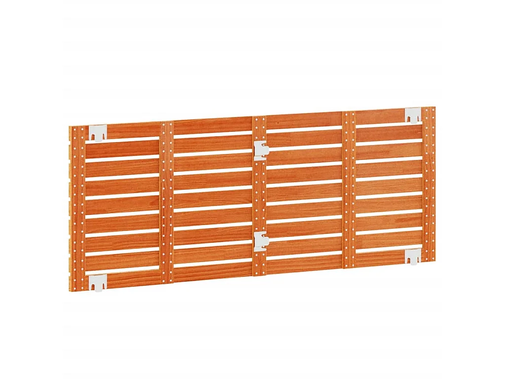 Tête de lit murale 166x3x63 cm Bois massif de pin