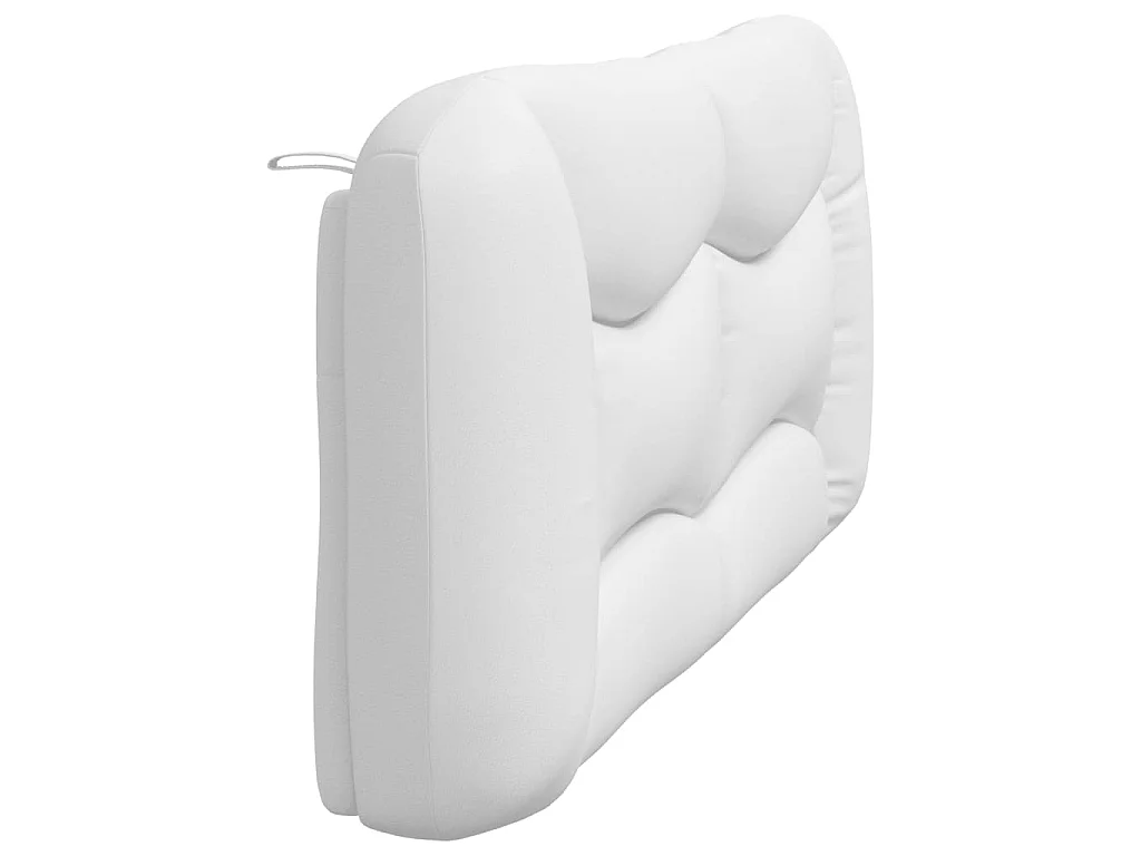 Coussin de tête de lit Hvar blanc 180 cm similicuir