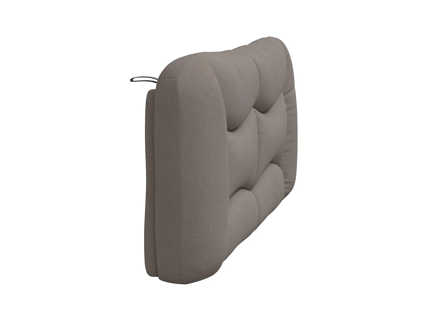 Coussin de tête de lit Hvar taupe 160 cm tissu