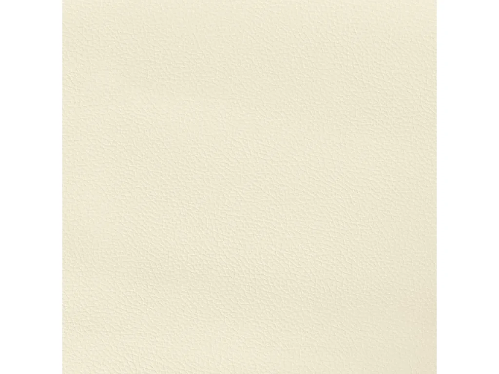 Cabeceira de cama c/ abas couro artificial 163x23x78/88cm creme