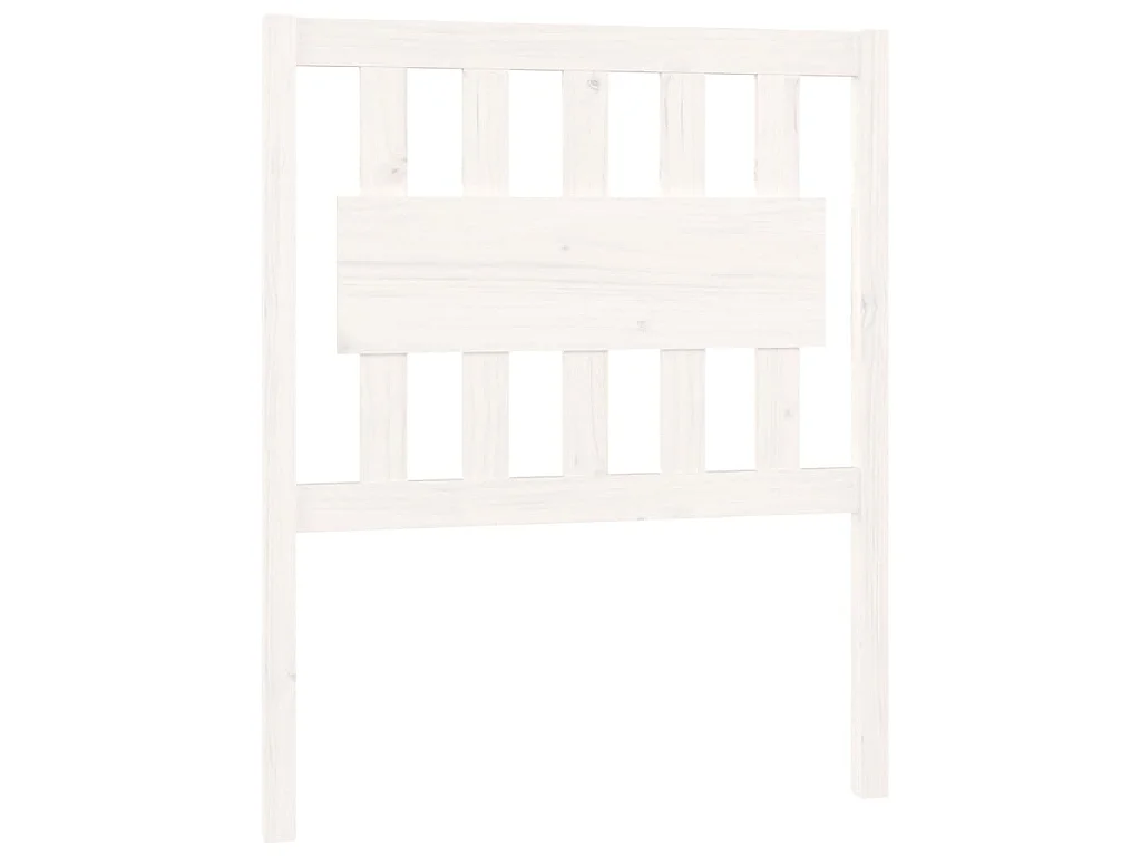 Cabecero de cama madera maciza de pino blanco 80,5x4x100 cm