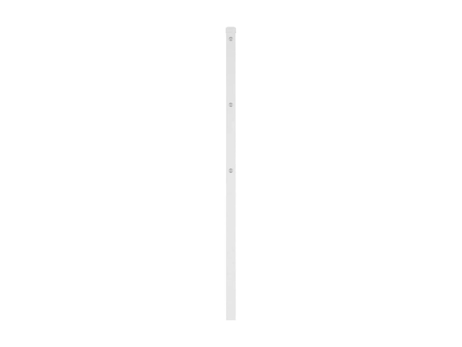 Tête de lit de remplacement métal blanc 75 cm